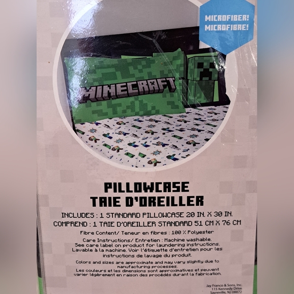 Brand New Minecraft Pillowcase - Picture 2 of 4